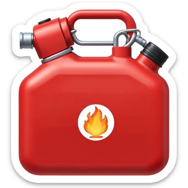 gasoline canister sticker