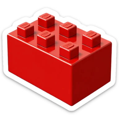 LEGO BRICK 4X2 sticker