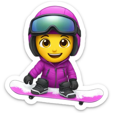 Snowboard sticker