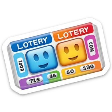 lottery sticker