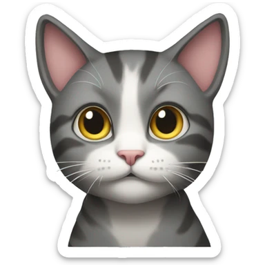Abby cat sticker