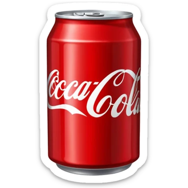 Create a can of coca cola vanilla sticker