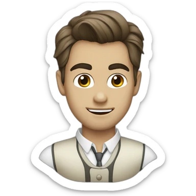 stefan from vampire diaries sticker