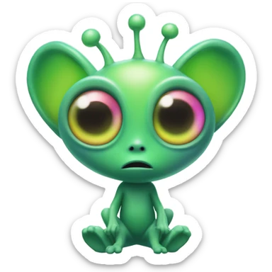 Baby Yoda Poop sticker