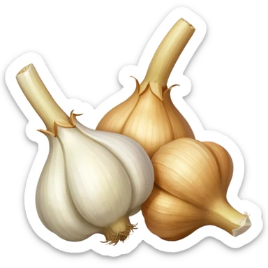 two garlic 45 degrees no need the green thingy sticker