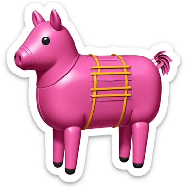   jeff koons style modern art SPAM pink meat  pinata sculpture  sticker