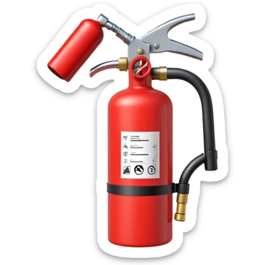 fire extinguisher  sticker