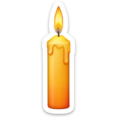 22nd birthday candle sticker