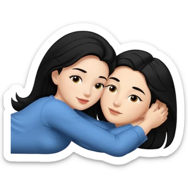 Девушка с большими симками голая лежит на спину , а на ней лежит голый мужчина с членом, лицом перед, держит её большую жопу. белое тело, волосы черные, только они дваем sticker