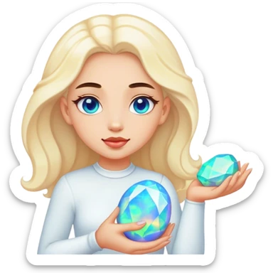 Opal girly items sticker