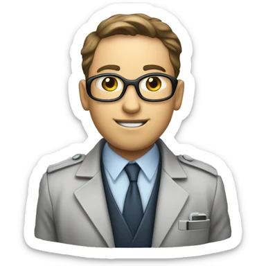 an AI agent conducting research on your behalf sticker