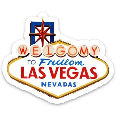 Las vegas sticker