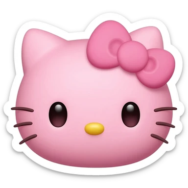 pink hello kitty sticker