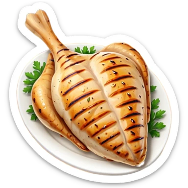 one Grilled Chicken breast sticker