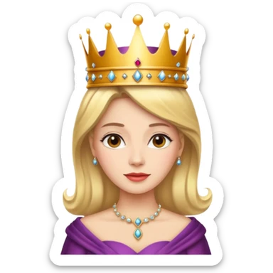 beautiful queen sticker