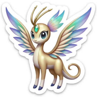 Meloetta-Cresselia-Palkia-Fakémon-creature-hybrid sticker