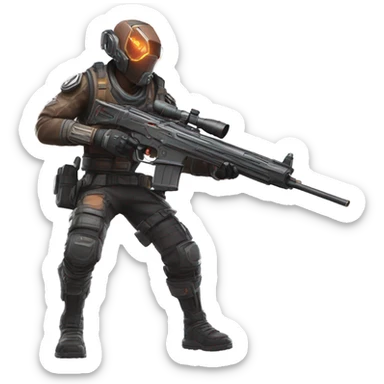 Apex Legends Revenant aiming rifle sticker