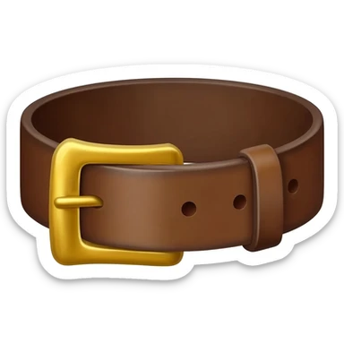 cowboy belt sticker