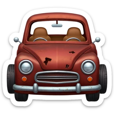 Cursed Toy Car sticker