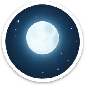 Moonlight sticker