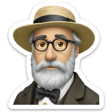 claude monet sticker