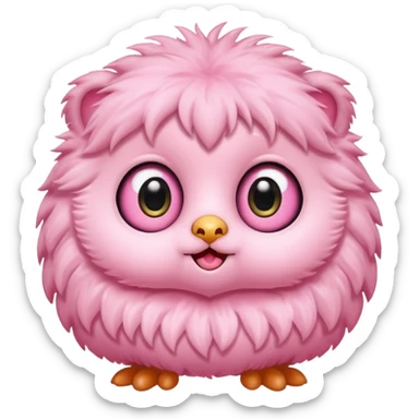 Cute pink kako sticker