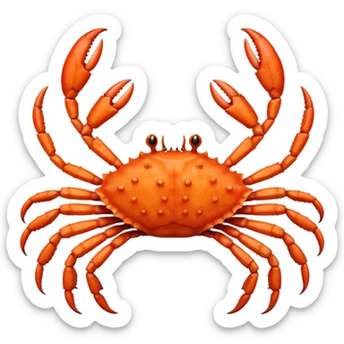 Female Alaska king crab  sticker
