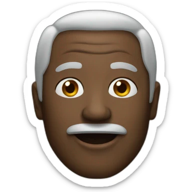 Met old black man sticker