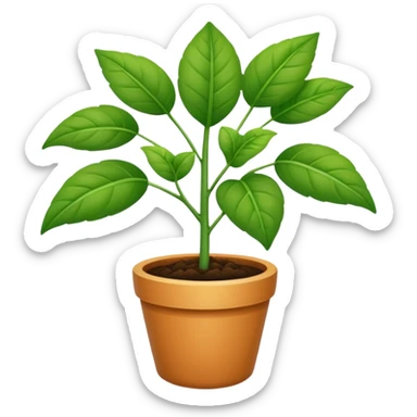 gardening plant sticker