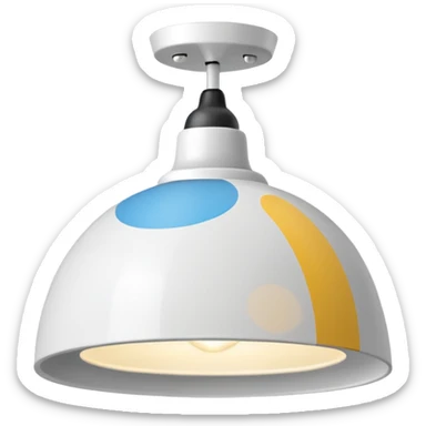 ceiling lamp sticker
