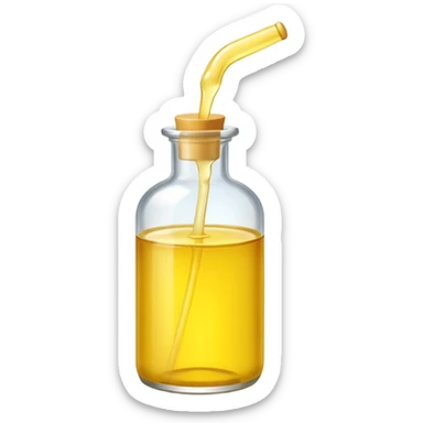 yellow cleansing oil sticker
