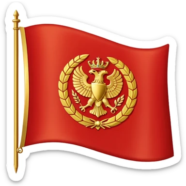 Roman Empire flag sticker