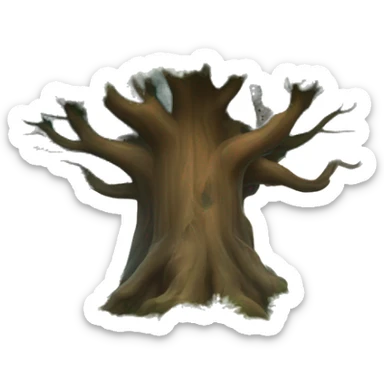 Enchanted picturesque forest sticker