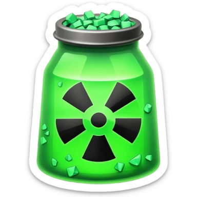 nuclear waste sticker