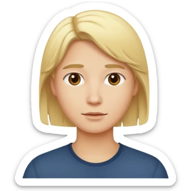 CARA DE UN PAPA RUBIO sticker