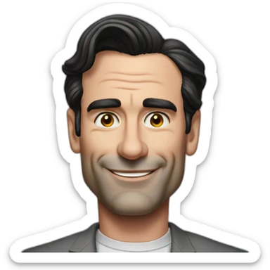 Jon Hamm sticker