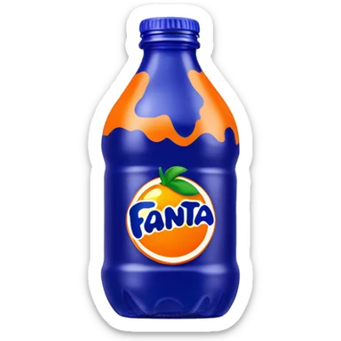 Fanta bottle sticker