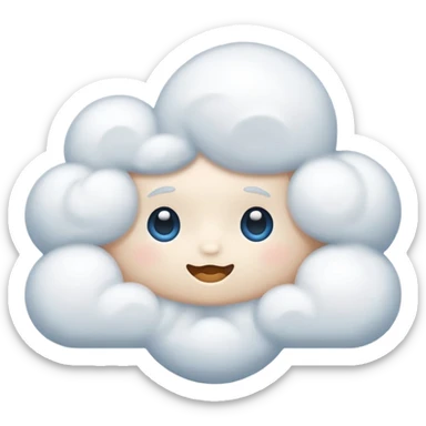 heaven cloud sticker
