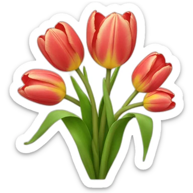 tulips sticker