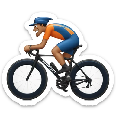 Marlin on cycling sticker