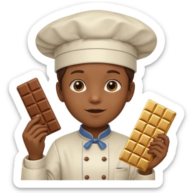 Dubai chocolate labubu sticker