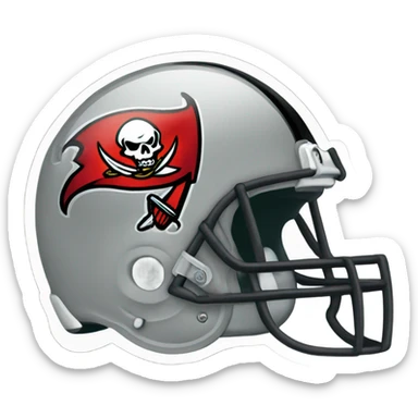 Buccaneers helmet  sticker