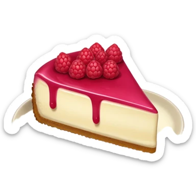 Cheesecake rasberry  sticker