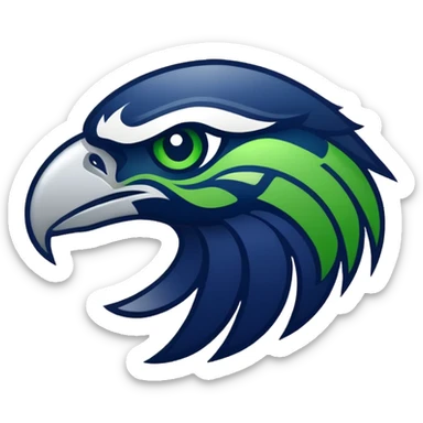 Create me a seahawks emoji sticker