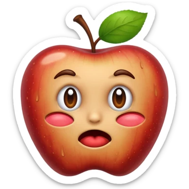 Spoiled apple sticker