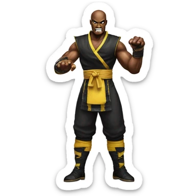 Mortal Kombat versus streetfighter sticker