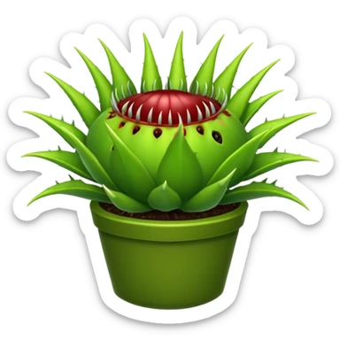 Fly trap Dionnea sticker