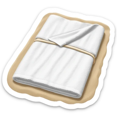 Towel – spread out on the sand sticker