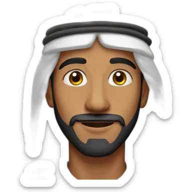 arabian man sticker