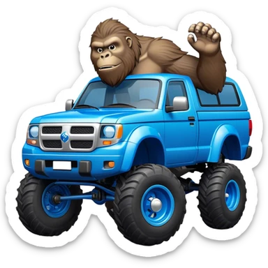 Bigfoot - Bigfoot 4x4 (Model Year: 2022) (Iconic colour: Blue) sticker